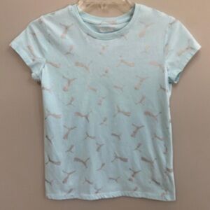 Kids Puma Sky Blue Kids Tee